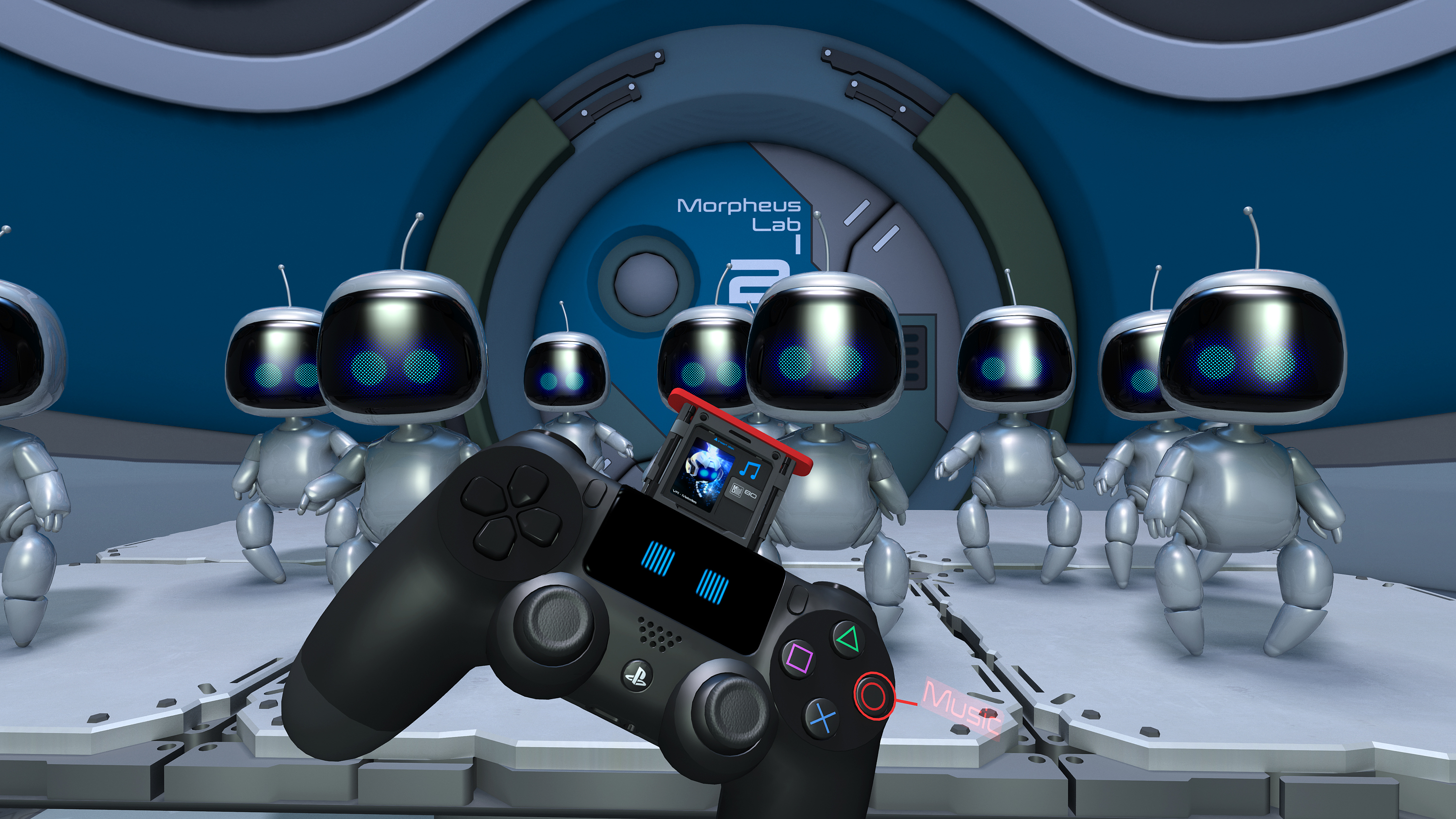 Игры белый робот. Astro Playroom ps5. Astro Playroom ps4. Робот сони плейстейшен. Sony Project Morpheus.