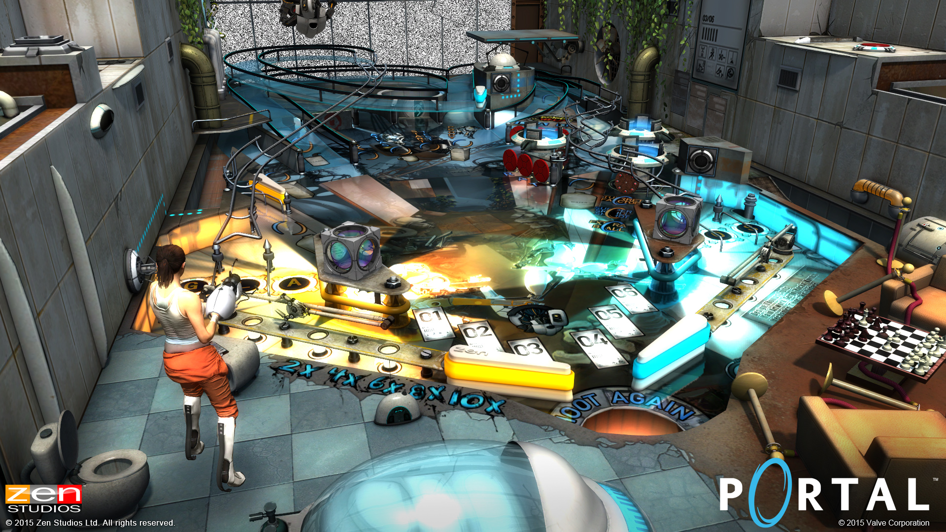 Pinball od Zen Studios dostane herní stůl ve stylu Portalu 108797