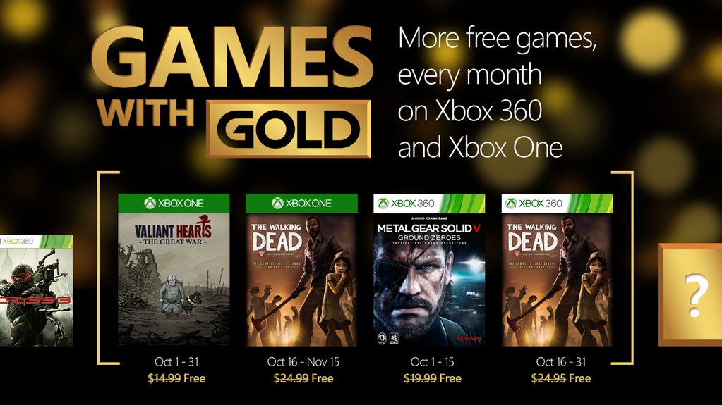 Říjnové Xbox Live Gold ve znamení Walking Dead 114310