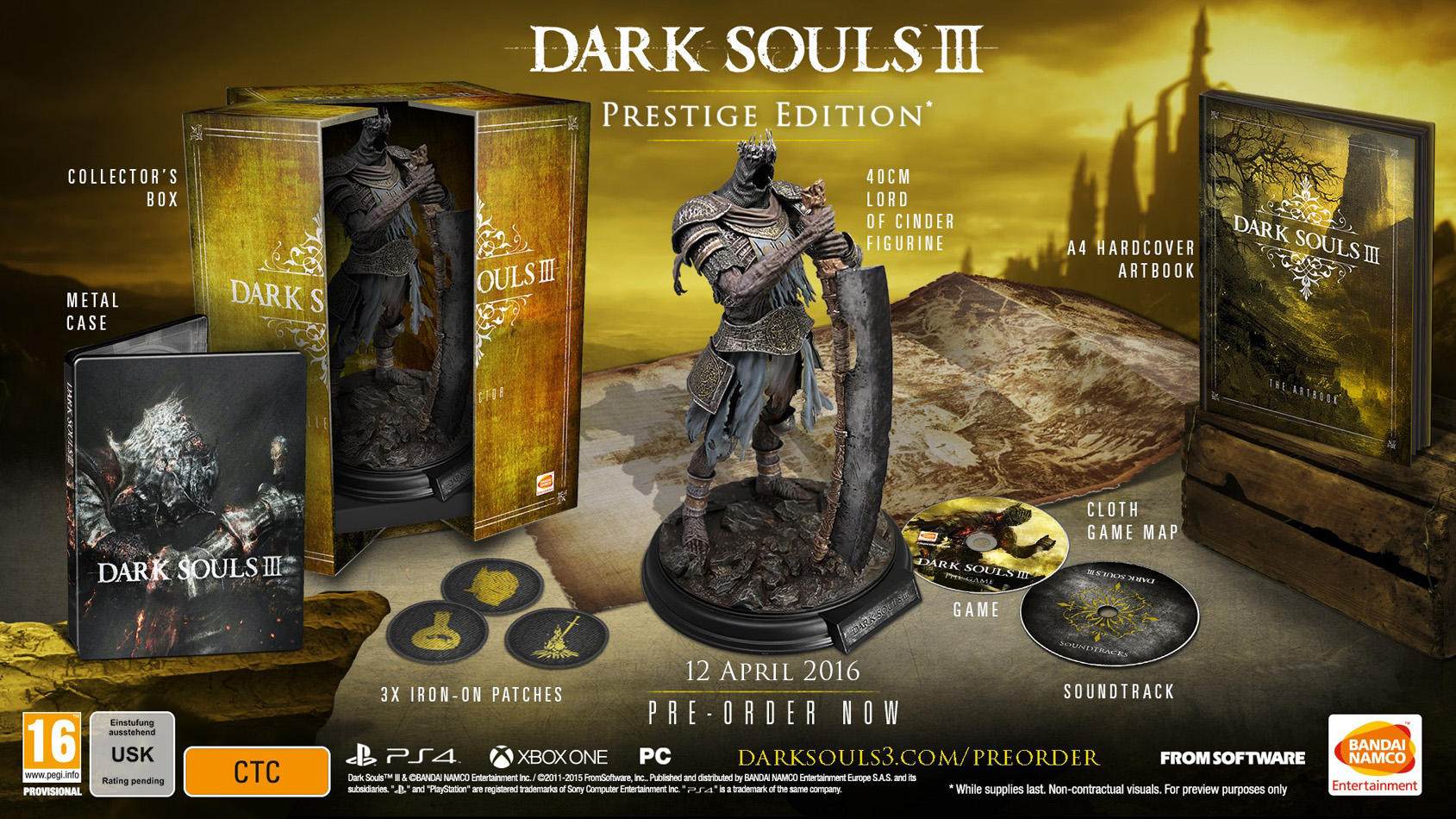 Odhaleny sběratelské edice Dark Souls 3 116056