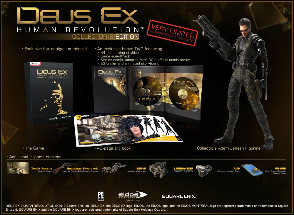 Představena sběratelská edice Deus Ex 38400