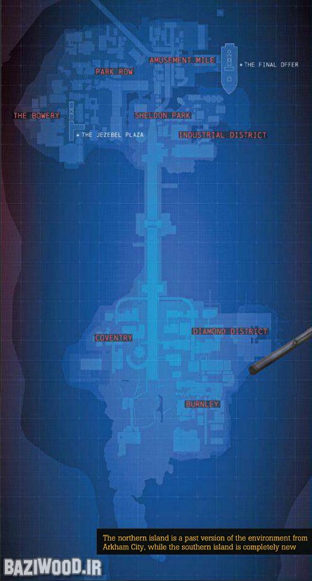 Takhle by měla vypadat mapa světa v Batman: Arkham Origins 79755