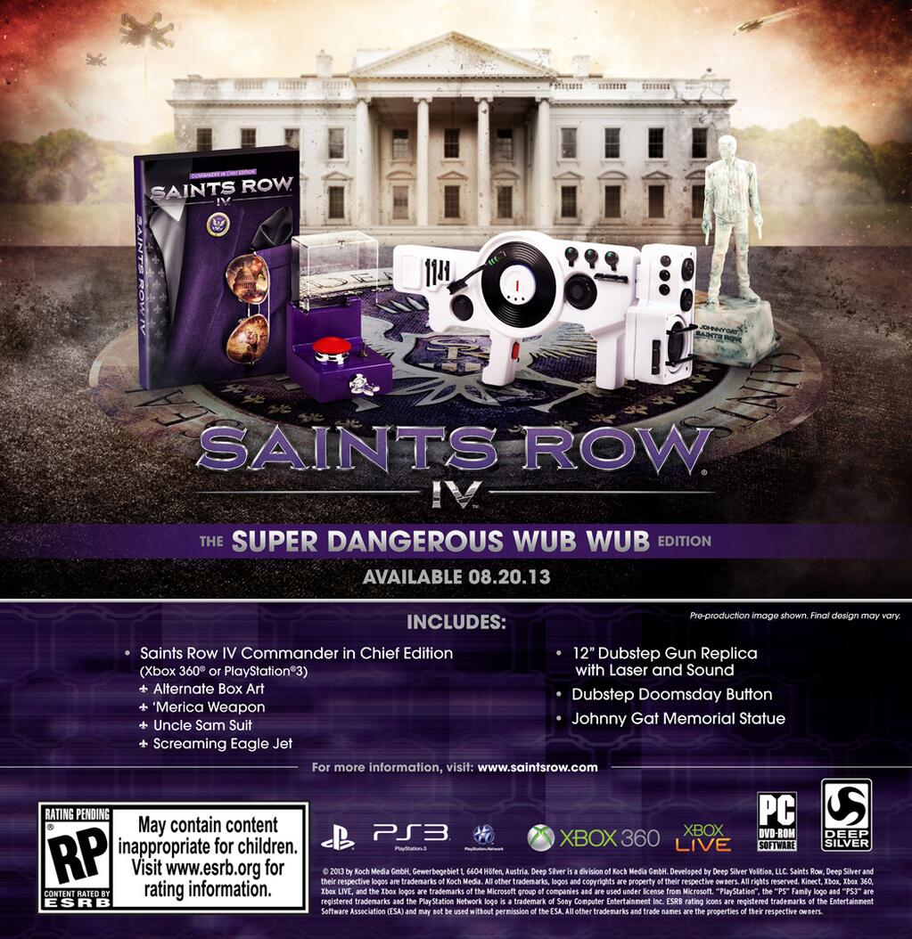 Sběratelská edice Saints Row 4 s replikou Dub Step zbraně 82852