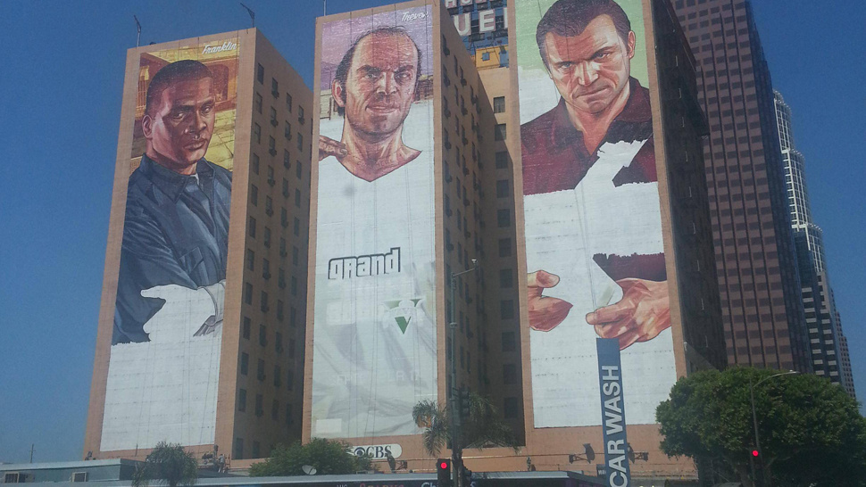 Reklama GTA 5 v Los Angeles 85771
