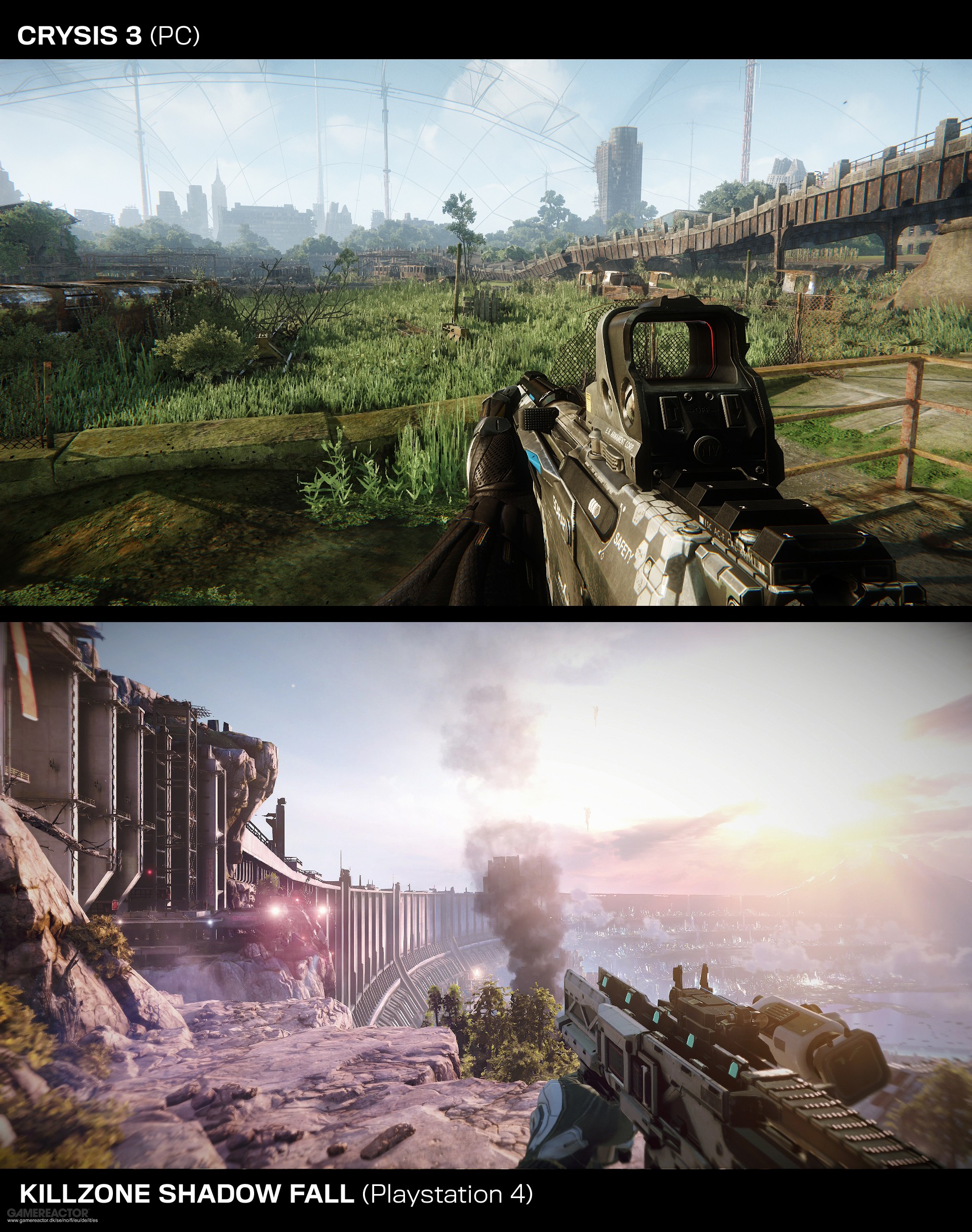 Obrazem: Crysis 3 vs. Killzone: Shadow Fall 90727