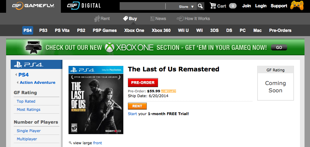 Obchody se shodly na datu vydání The Last of Us pro PS4 95710