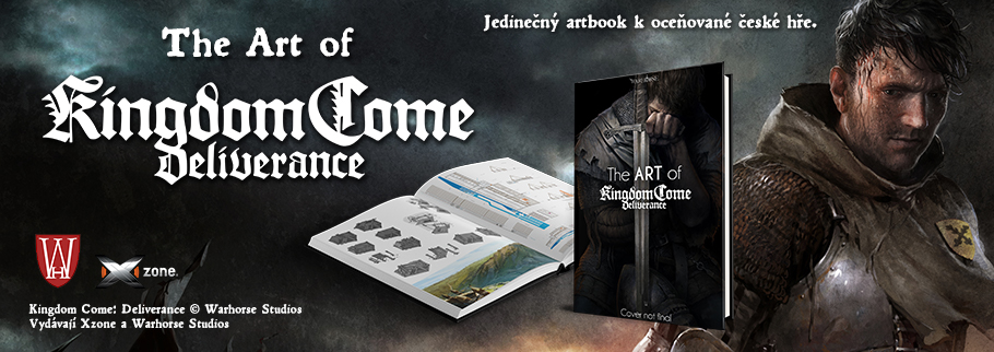 V češtině vzniká artbook ke světově úspěšné hře Kingdom Come: Deliverance KCD ARTBOOK HP
