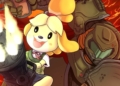 Doom Eternal <3 Animal Crossing doomguy and isabelle are teaming up in some adorable crossover art