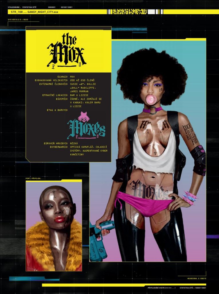 Svět hry Cyberpunk 2077 - exkluzivní ukázka z knihy mox1