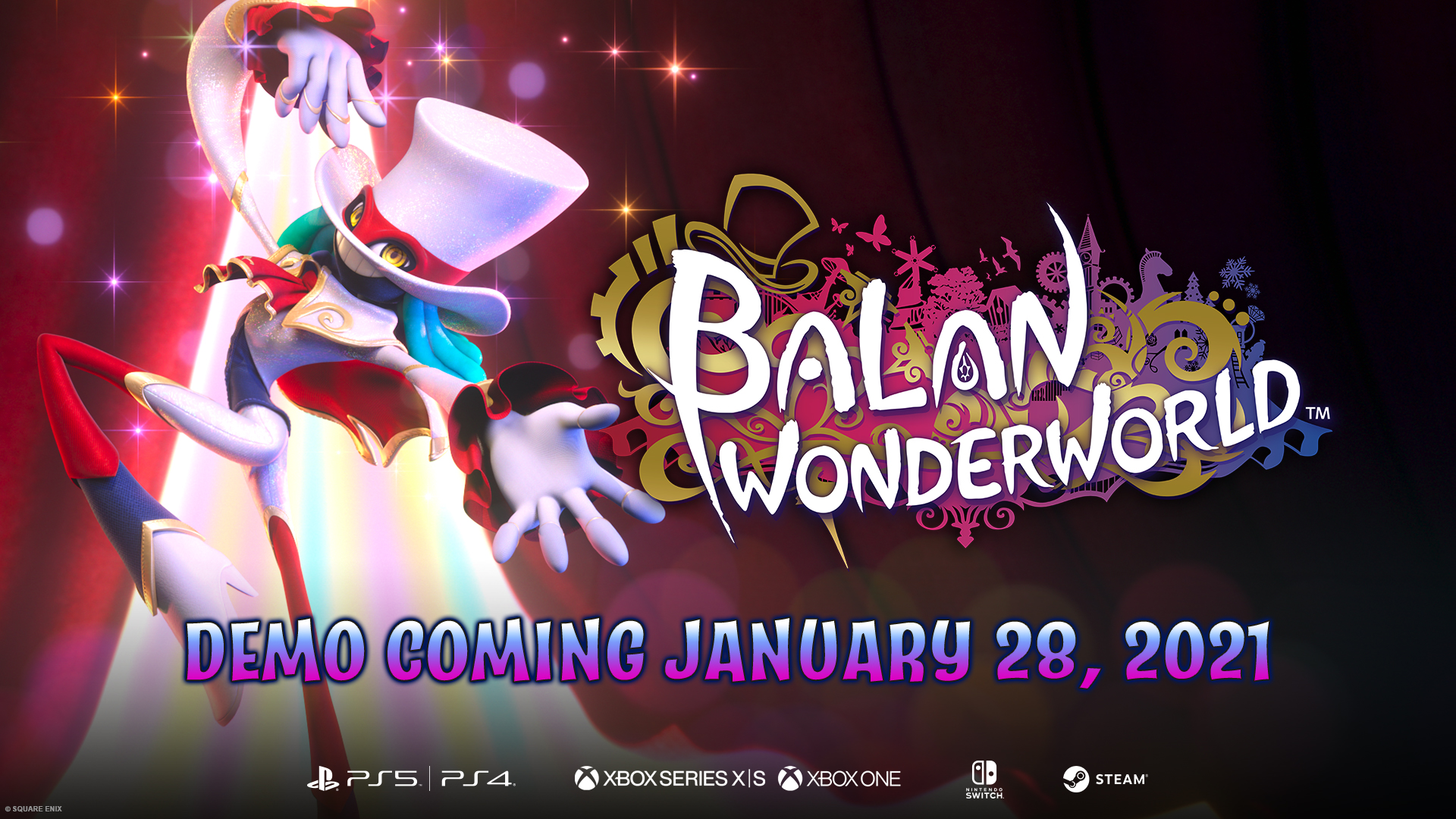 Balan Wonderworld prozrazuje termín dema Balan Wonderworld Demo 01 19 21