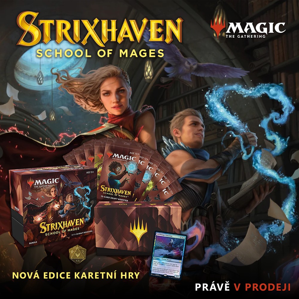 Vychází edice Strixhaven: School of Mages do karetních Magiců STRIXHAVEN FB
