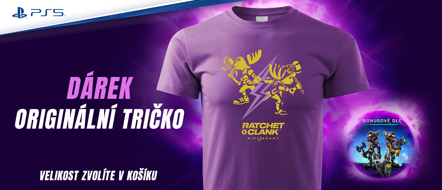 Ratchet & Clank: Rift Apart je gold Triko
