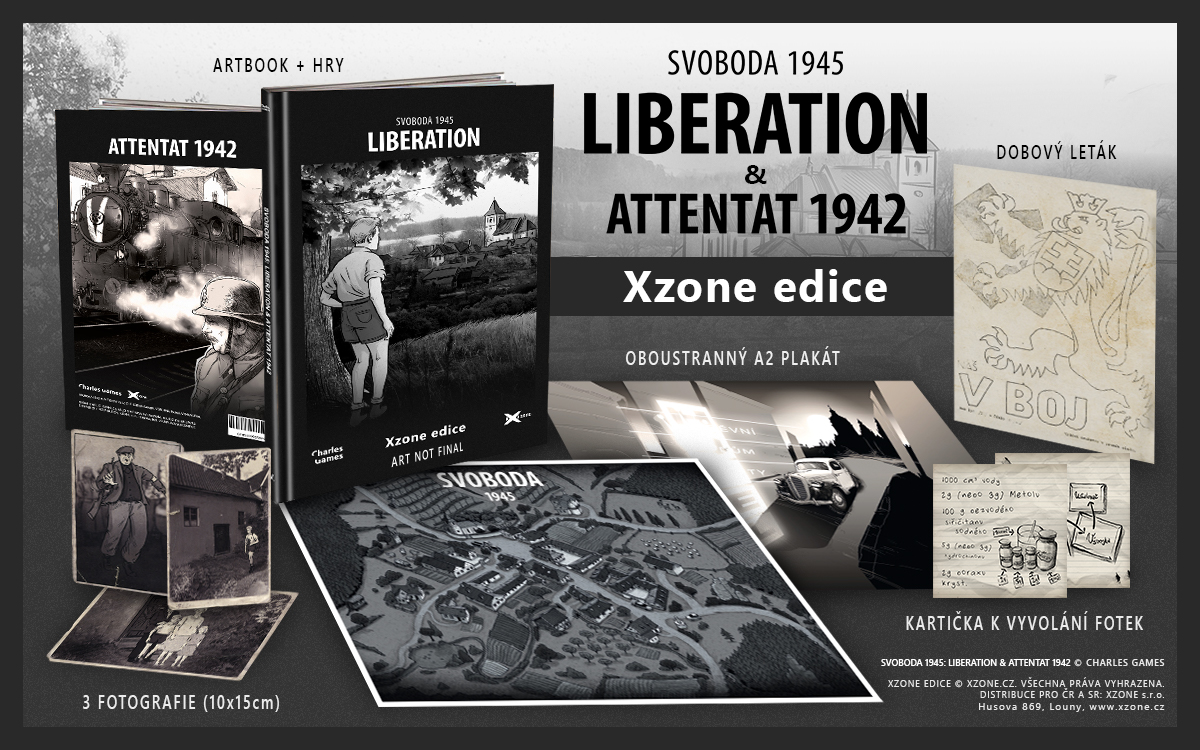 Svoboda 1945: Liberation vyjde i ve speciální fyzické edici Attentat