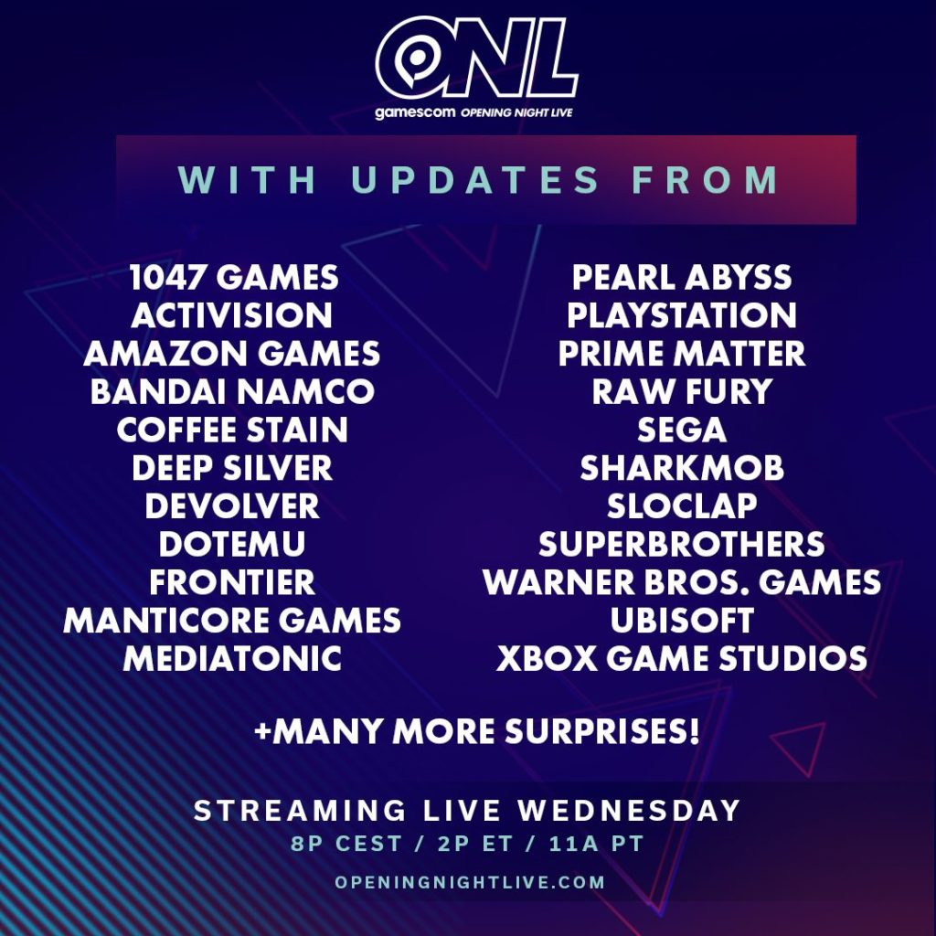 Gamescom: ONL 2021 můžete od 20:00 sledovat zde gonl2021
