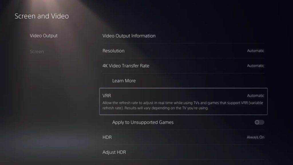 PlayStation 5 konečně dostává podporu VRR ps5vrr