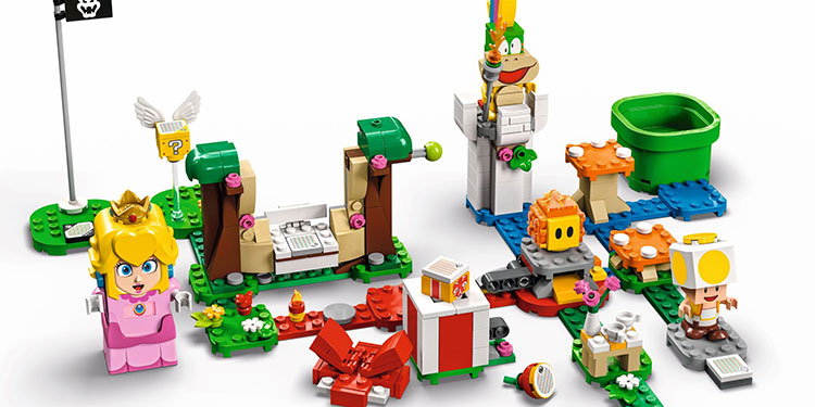 Enrich the world of Super Mario with the new LEGO Peach building set!