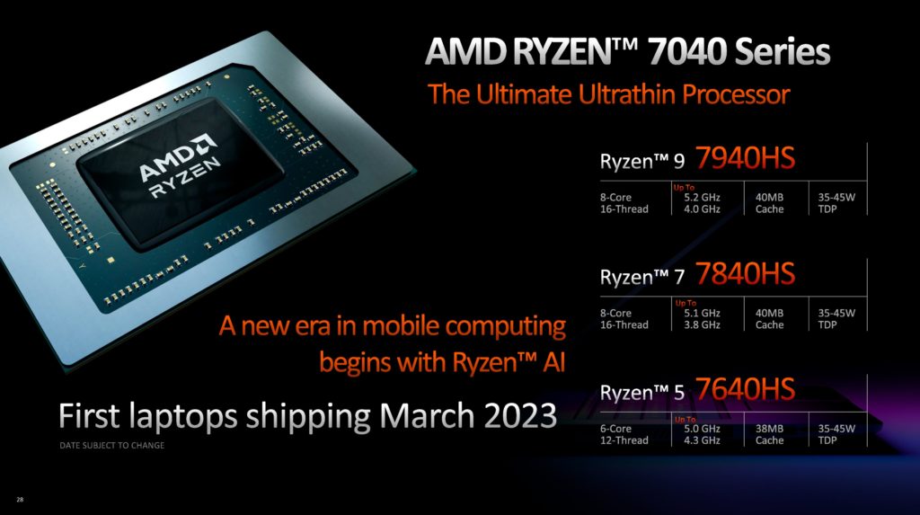 AMD na CES oznámilo procesory Ryzen 7000X3D laptop5