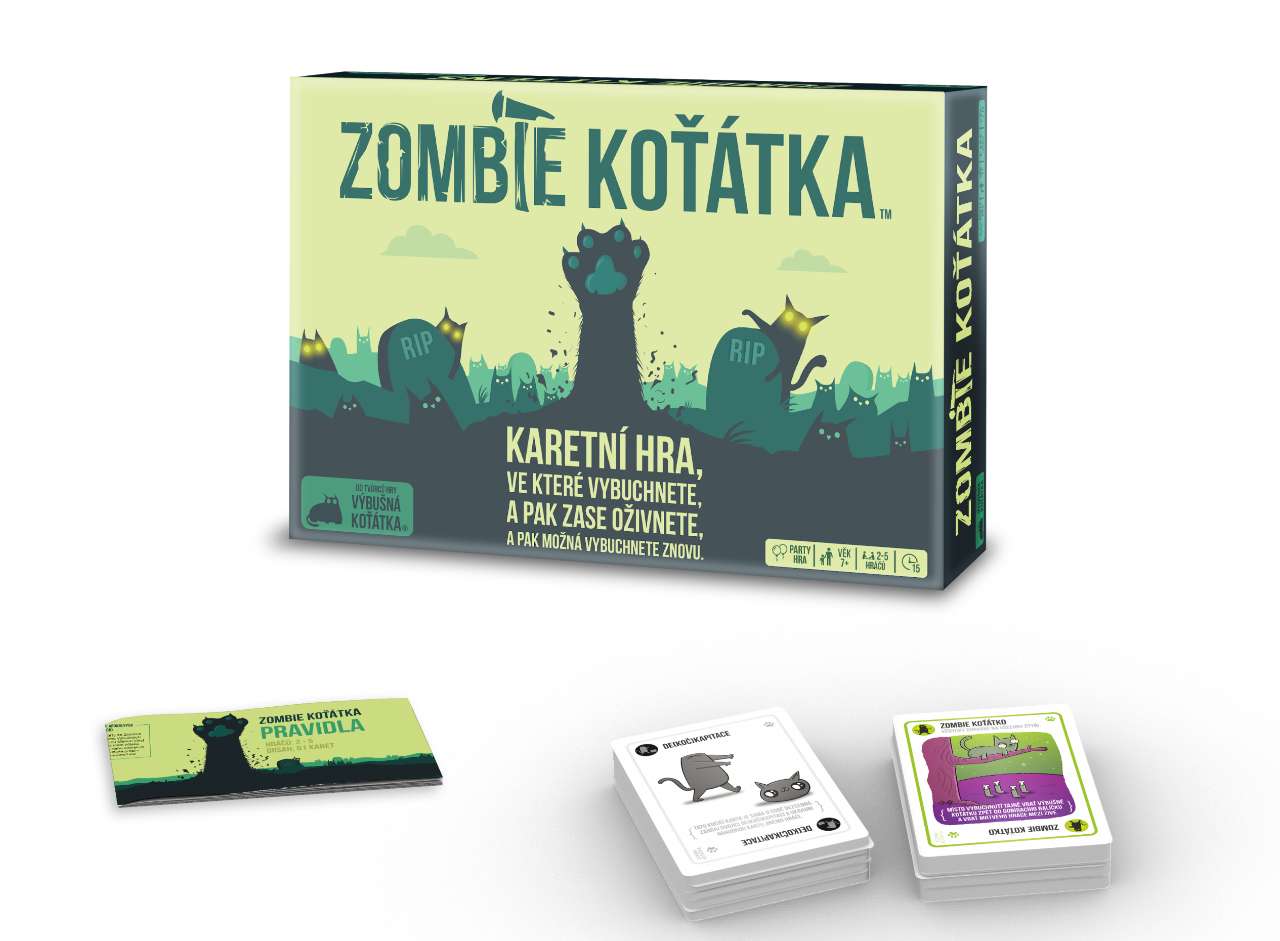 Recenze deskové hry Zombie koťátka Zombie K2